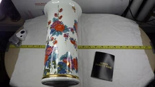 Vintage Lenox Saxony Vase 24K Trim Meissen Vase 1725 Reproduction Smithsonian