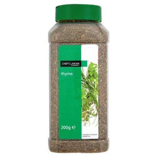 Quality Dried Thyme in 200g Tub with 2 Closeable Lids | Long BBE Date 02 2026