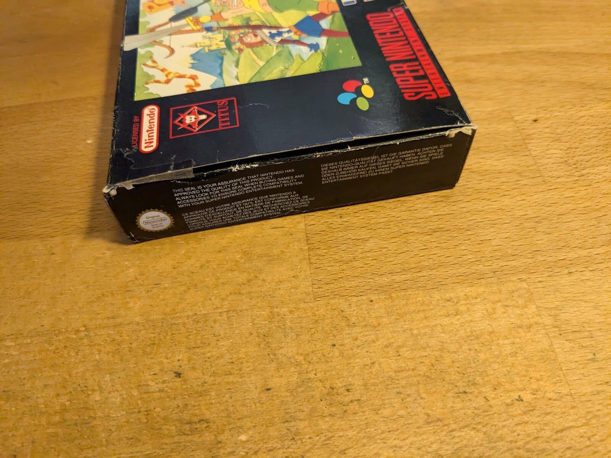 Power Piggs of the Dark Age Super Nintendo SNES PAL OVP Power Piggs of the Dark Age Super Nintendo SNES PAL OVP