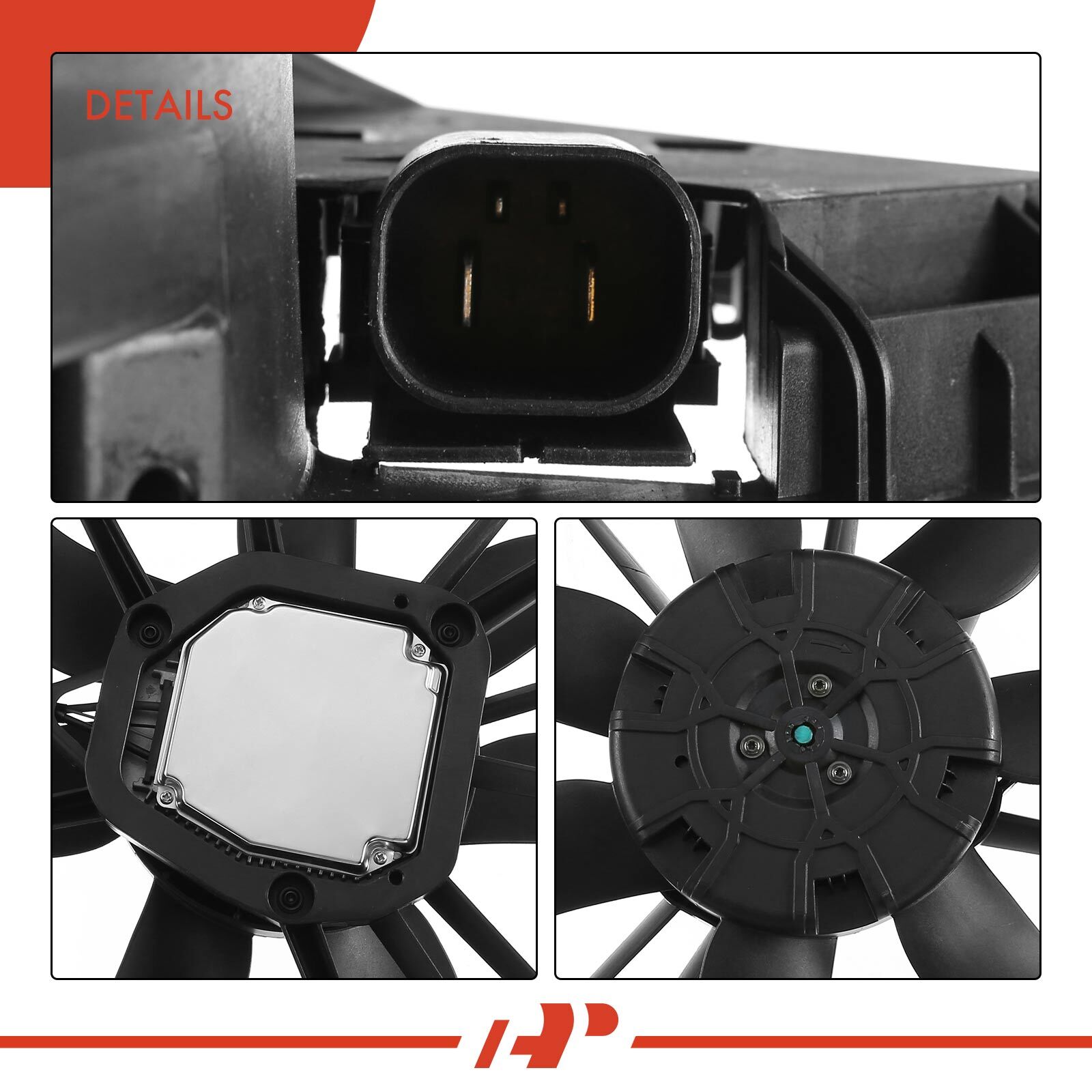 Radiator Cooling Fan Assembly for BMW 135i 335i 335is 335xi xDrive E90