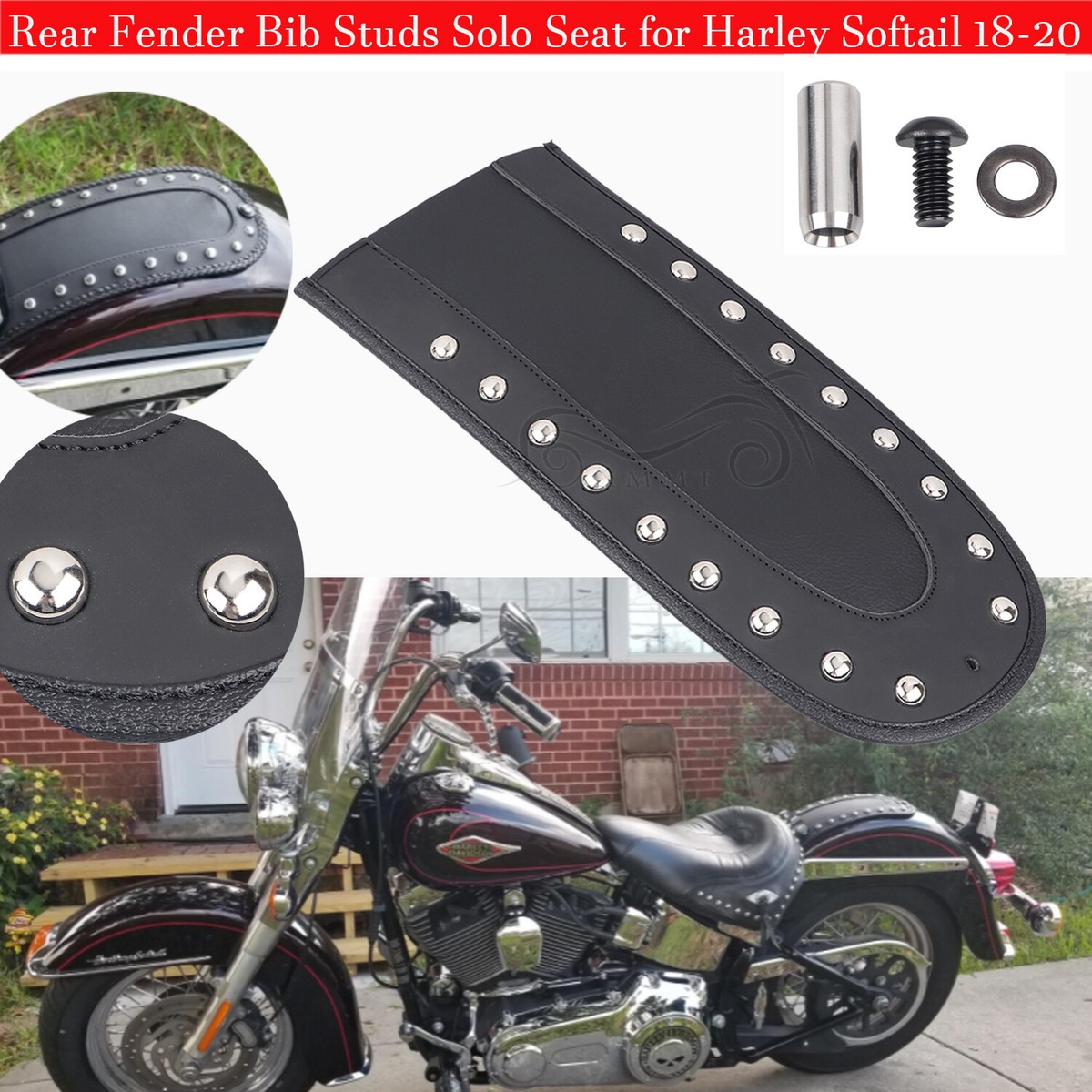 Extended Fender Rear Fender Extension For Harley Softail Street Bob ...