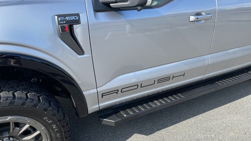 2021-2024 F-150 Roush Performance 1-3/4" R Logo Fender Emblem Badge Black & Red - Picture 2 of 5