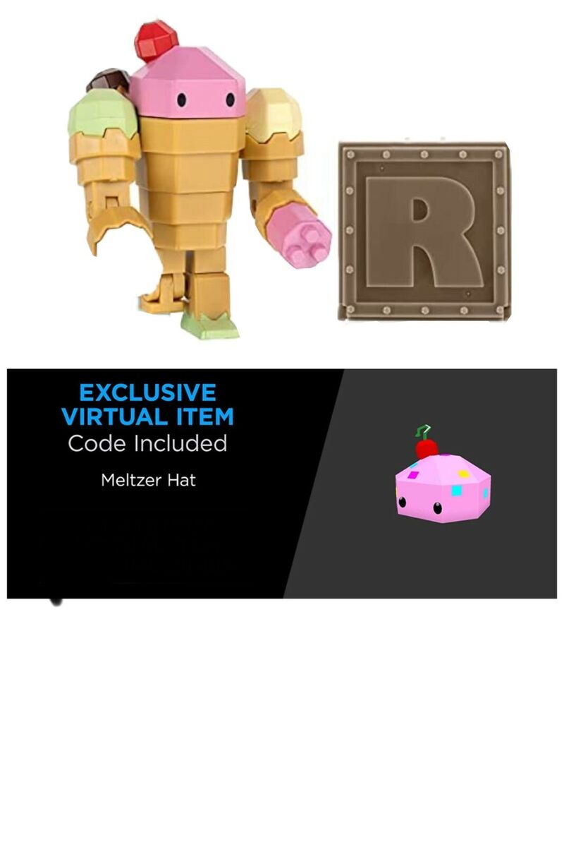  Roblox Deluxe Mystery Pack Action Figure Series 1 - Includes  Exclusive Virtual Item (Choose Figure) (SEEMOREHEARTS) : Toys & Games