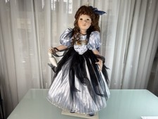 Künstlerpuppe Ute Kase Lepp Sammler Porzellan Puppe 70 cm. Top Zustand.   