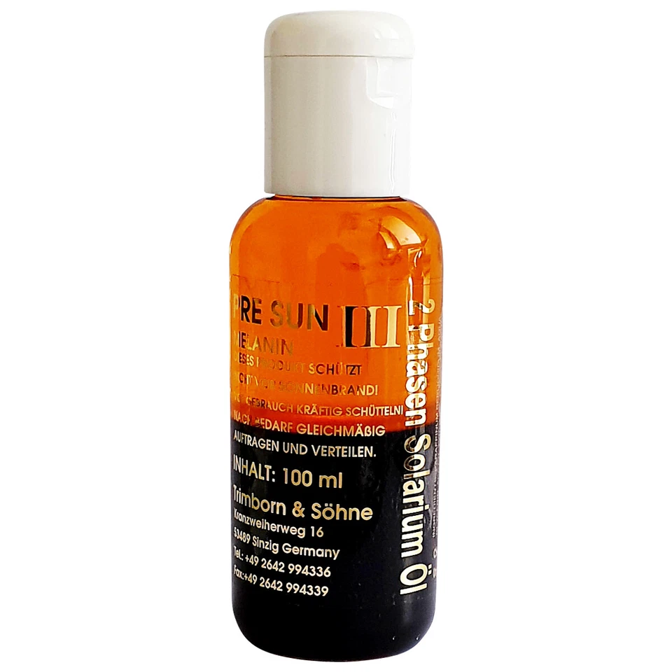 Art of Sun Golden Brown 2 fasi olio di melanina solarium 100 ml cosmetici solarium