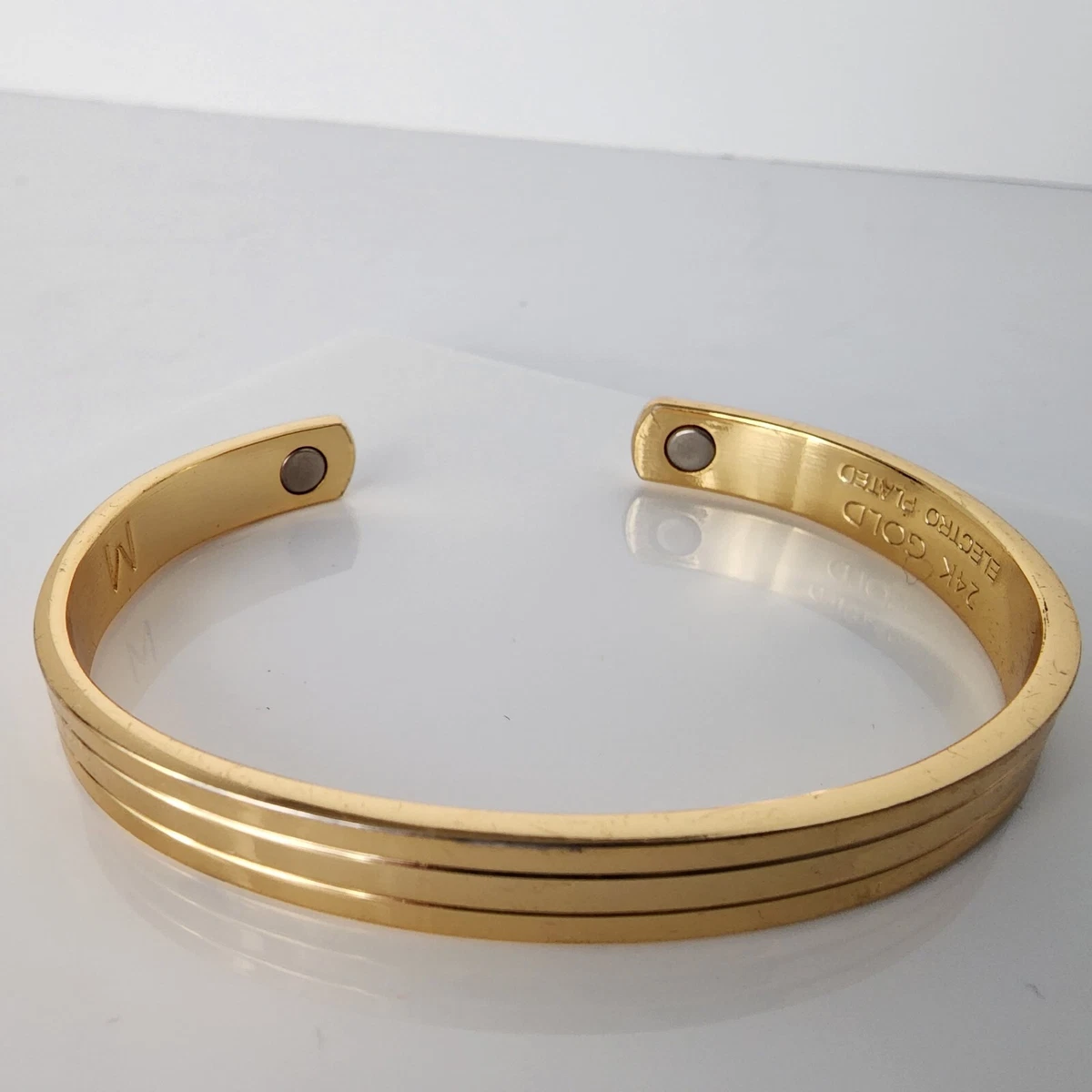 Buy Set of 6 Multiple Bracelets Bangle 18k 22k 23k 24k Thai Baht Yellow Gold  Plated for Her Online at desertcartINDIA