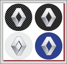 adesivi Tipo RENAULT per cerchi auto 4 PEZZI