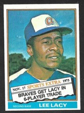 1976 TOPPS TRADED #99 T   Lee Lacy  ATLANTA BRAVES  EX-MINT  A