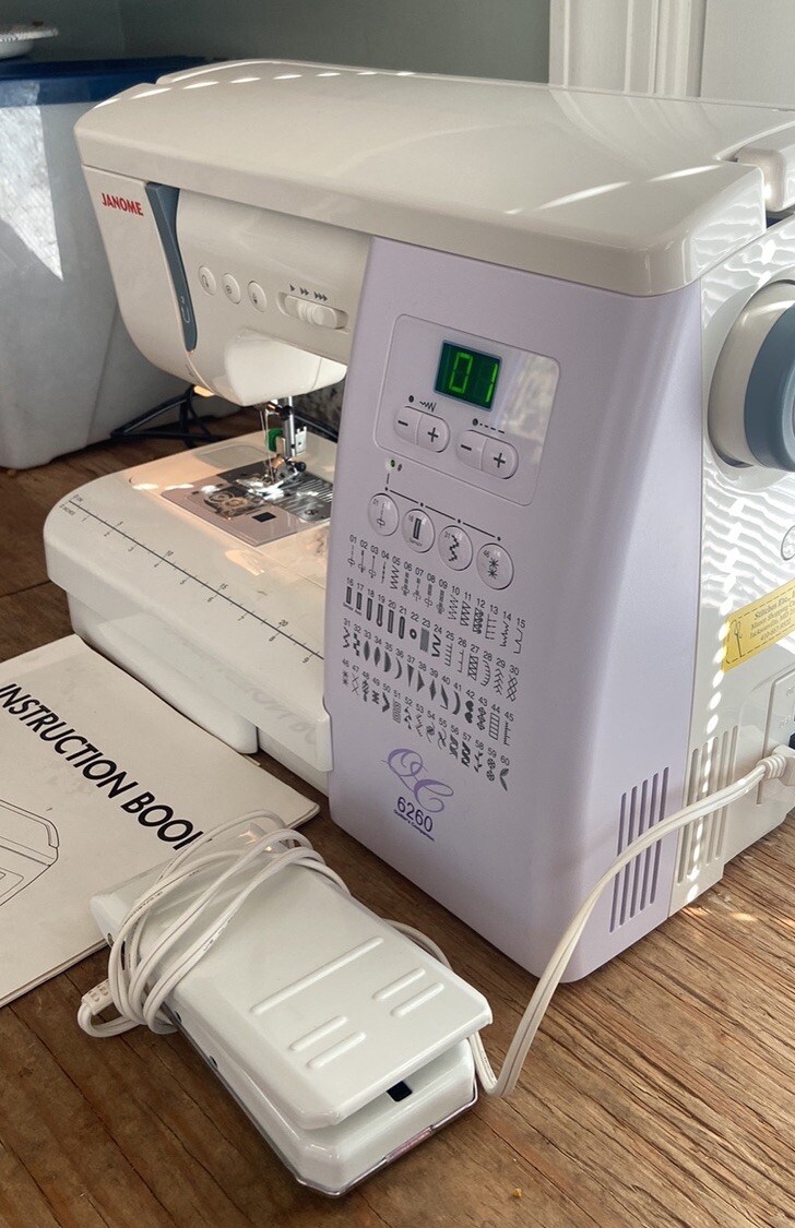 Janome 6260 QC Quilters Companion & Carry Case Tested Works Great eBay