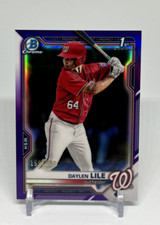 Daylen Lile Baseball Cards - Parallels, Base, Chrome - You Choose!