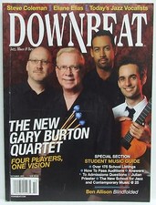 Gary Burton Quartet Downbeat Magazine Steve Coleman Eliane Elias October 2011!