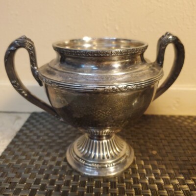 Vintage Reed & Barton Silver Plated Sugar Bowl and Creamer Pitcher