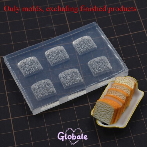 Maßstab 1:12 Puppenhaus Miniatur Brotscheiben Silikonform DIY Zubehör Deko - Bild 6 von 8