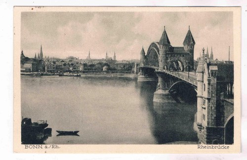 AK. Bonn am - Rh. - Rheinbrücke ca. 1933