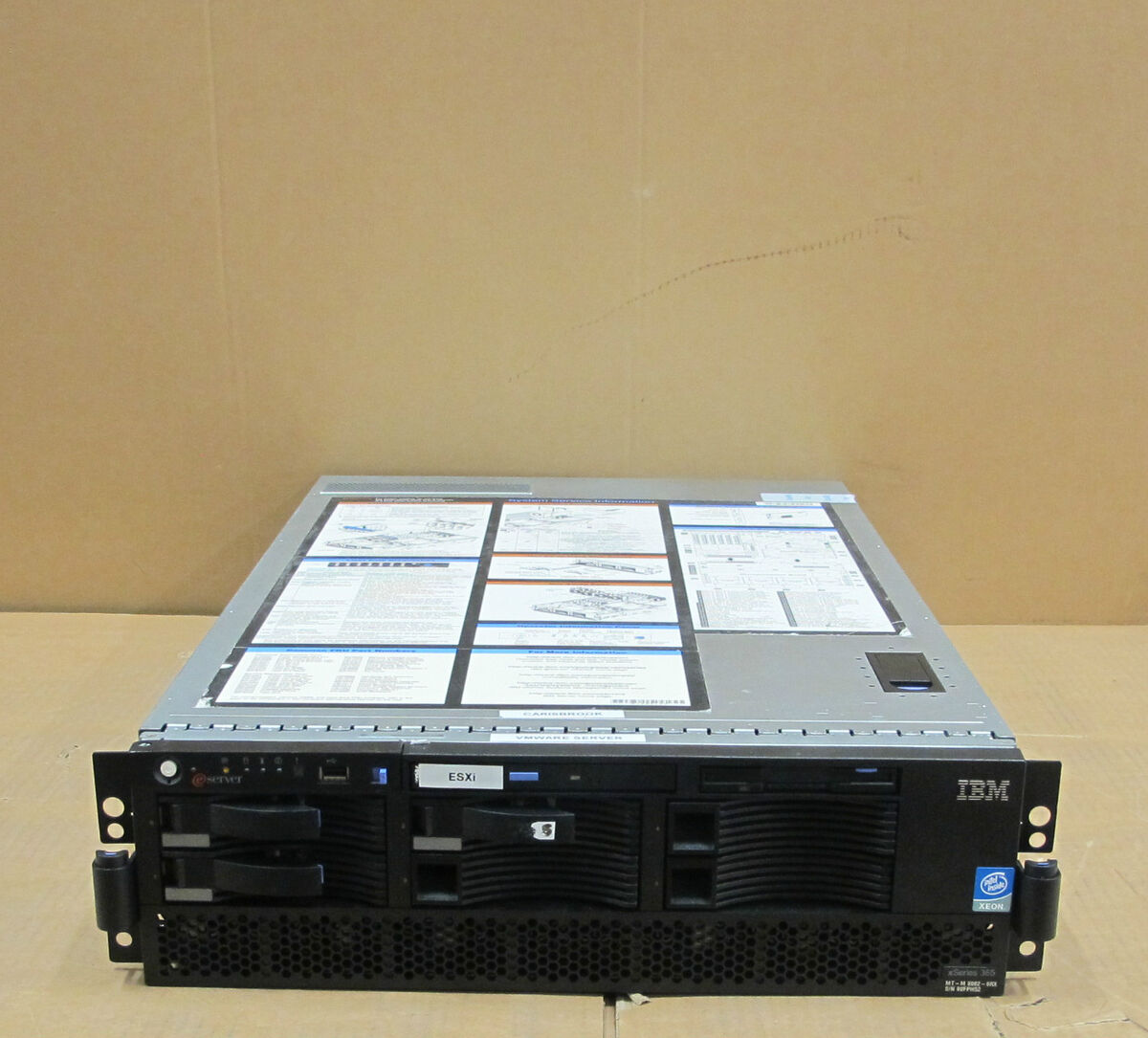 IBM eServer xSeries 365 - 2 x 3GHz XEON, 8Gb RAM, 8862-6RX IBM eServer xSeries 365 - 2 x 3GHz XEON, 8Gb RAM, 8862-6RX