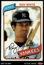 1980 Topps #648 Roy White Yankees 5 - EX