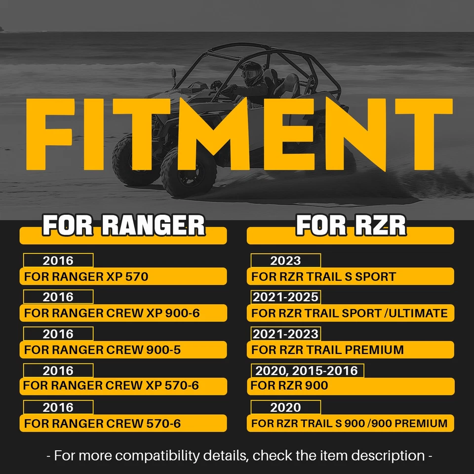Cubierta de embrague exterior nueva para Polaris RZR y Ranger 900 y 570 2012-2024 #2634179 Foto 3 de 4