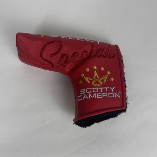 Titleist Golf Scotty Cameron Special Select Blade Red/Gold Headcover - Picture 4 of 5