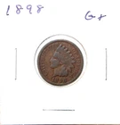 1898 US Indian Head Cent  G Good Free Shipping