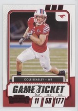 2021 Panini Contenders Draft Picks Game Ticket Red Cole Beasley #94 c4h