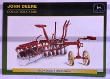 John Deere 1912 Model B Disk Harrow 1994 Trading Card Series Card No. 44