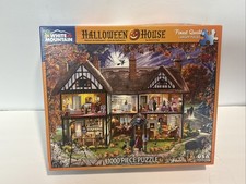 White Mountain Puzzle 1290 HALLOWEEN HOUSE- 1000 pcs - 2022 - COMPLETE