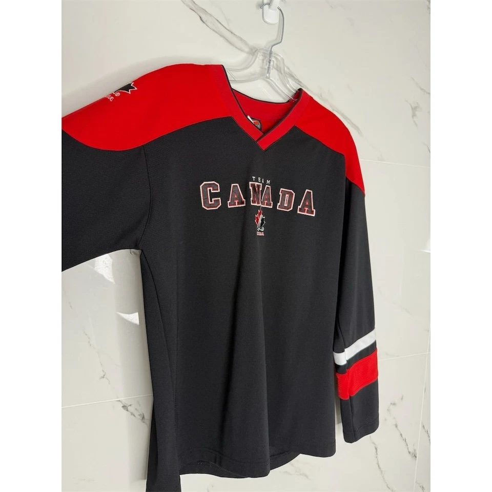 Camiseta deportiva de hockey Nike Team Canada negra XL Foto 2 de 4