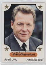 1991-92 7th Inning Sketch OHL Jim Rutherford #47 0q3