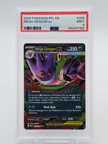 Mega Gengar ex graded PSA 9 for sale on eBay