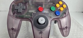 Nintendo 64 N64 Atomic Purple Wire Controller Tested Authentic New OEM Stick OEM