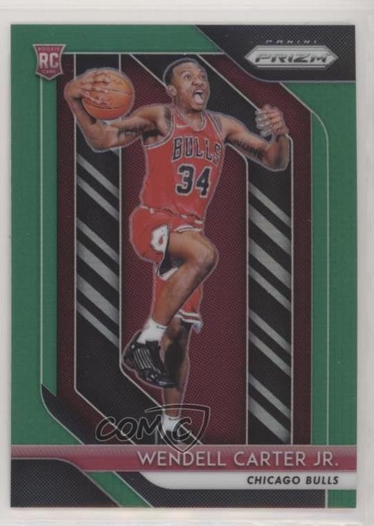 2018-19 Panini Prizm Green Prizm Wendell Carter Jr #80 w5b