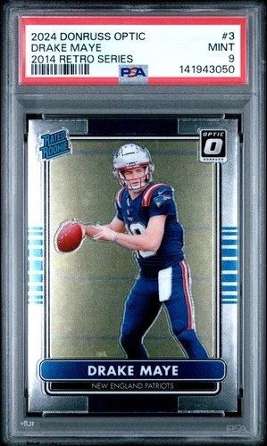 2024 PANINI DONRUSS OPTIC 2014 RETRO SERIES #3 DRAKE MAYE ROOKIE RC PSA 9