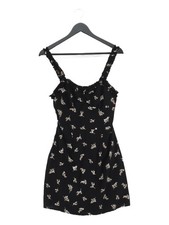 Urban Outfitters A-Line Midi Dress UK6 in Black