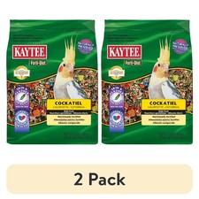 Forti Diet Cockatiel Food Seed Mix for Pet Birds 3 lb Two Pack