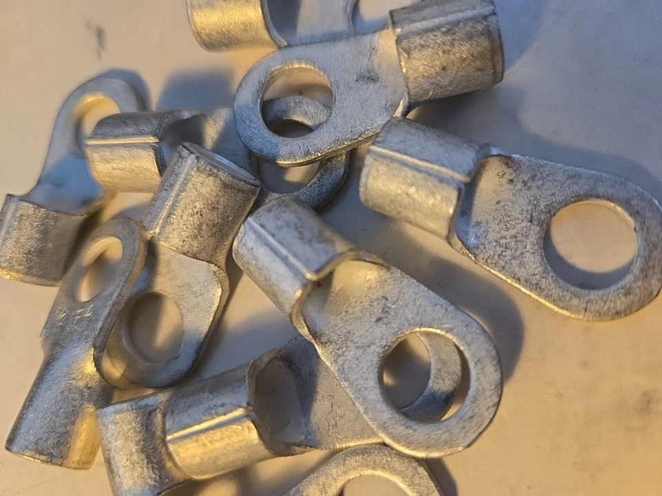 (10 Pcs) ETC MOLEX 19193-0264 4 Ga Ring Terminals Lugs 3/8" Stud  Free Shipping  - Image 2 of 4