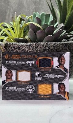 2007 SP Rookie Threads TRIPLE KD/Conley/Horford RC Jersey Relic SSP Game Used