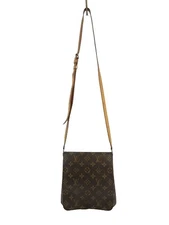 LOUIS VUITTON Musette Salsa Long shoulder bag monogram M51387 brown QQQ AA women