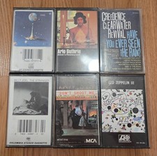 Classic Rock CASSETTE TAPE LOT Led Zeppelin Elton John ELO Creedence Clearwater