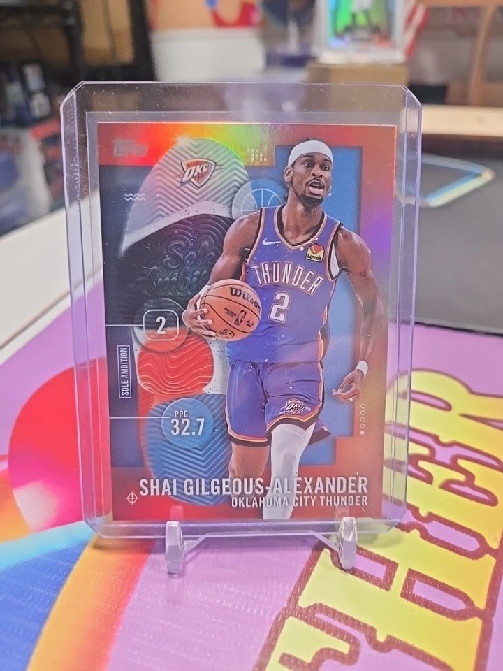 Shai Gilgeous-Alexander 2025-26 Topps Sole Ambition SA-9 SSP OKC THUNDER