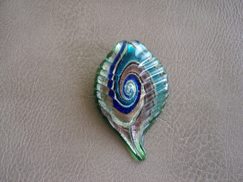 Handmade Murano-Style Glass Pendant Uniquely Handcrafted
