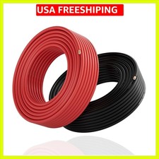 18 Gauge Wire 2-Pack Red/Black Each 25 FT, 18 AWG Automotive Wire, CCA, Speak...