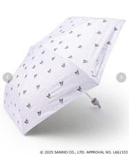 Sanrio Characters Kuromi Lavender Sun and Rain Folding Umbrella Kids JP Limited