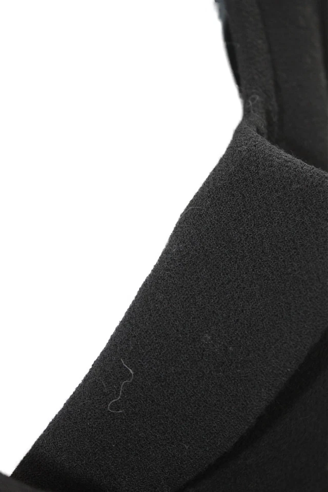 Carven 女式纽扣短夹克黑色羊毛尺寸 38 欧元 — 第 4/4 张图片