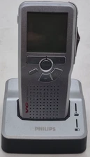Philips Pocket Memo Digital Recorder LFH9600 W/ Base - No SD Card or Batteries