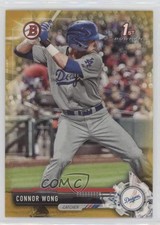 2017 Bowman Draft Gold 3/50 Connor Wong #BD-180 12xu
