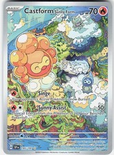 Pokemon Castform Sunny Form 195/191 Illustration Rare Surging Sparks Pokemon NM on eBay