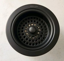 Kohler K-8801-BL Duostrainer Basket Strainer, Matte Black