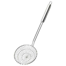 Best Utensils Asian Kitchen Stainless Steel Spider Strainer 5-Inch, Silver