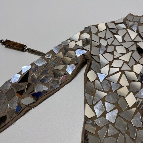 Womens Born in Stockholm Blair Luxury Mirrored Bodysuit BURNING MAN **FLAWS** - Picture 7 of 15