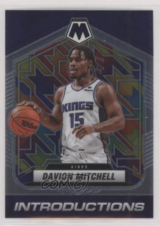 2021-22 Panini Mosaic Introductions Davion Mitchell #9 02v3
